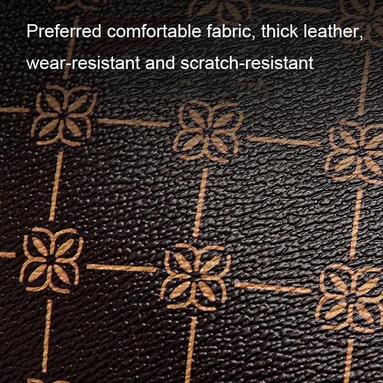Spacious Print Handbag - Large Capacity - Deep Coffee Deep Coffee Print