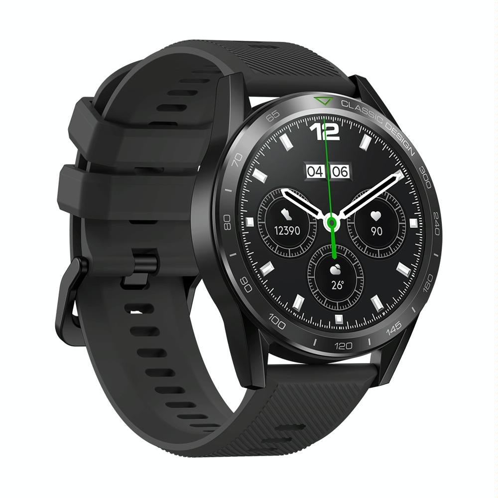 1.39 Inch Screen Voice Calling Smart Watch Support Heart Rate / Blood Pressure / Blood Oxygen - Midnight Black