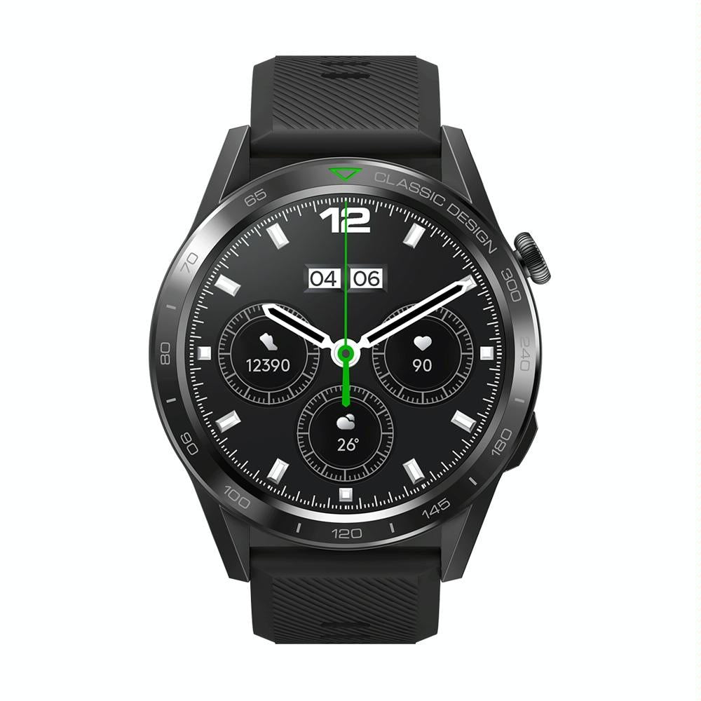 1.39 Inch Screen Voice Calling Smart Watch Support Heart Rate / Blood Pressure / Blood Oxygen - Midnight Black