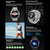 1.39 Inch Screen Voice Calling Smart Watch Support Heart Rate / Blood Pressure / Blood Oxygen - Midnight Black