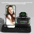 15W Wireless Charger Clock Lamp Multifunctional - Black