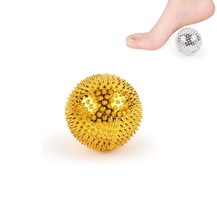 1 Pair Magnetic Massage Balls Relax Muscles &amp; Relieve Pressure 3.2Cm - Gold