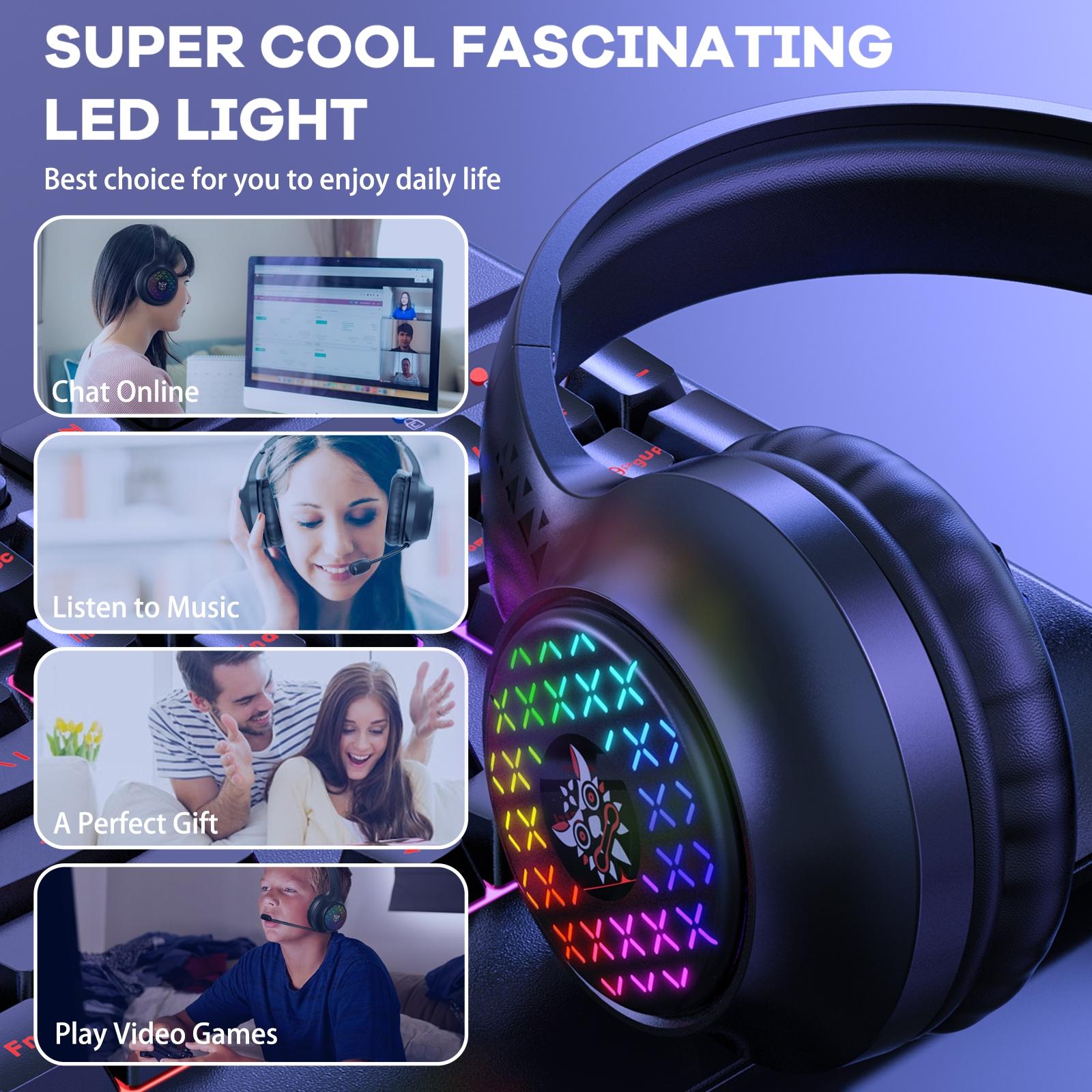 Rgb Gaming Headset With Usb + 3.5Mm