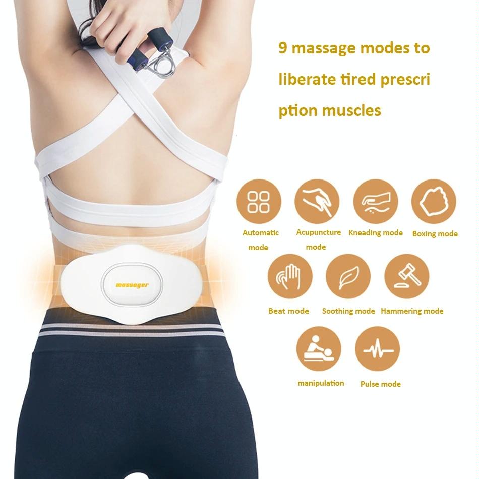 Multifunctional Lumbar Massager With Hot Compress And Voice Broadcast