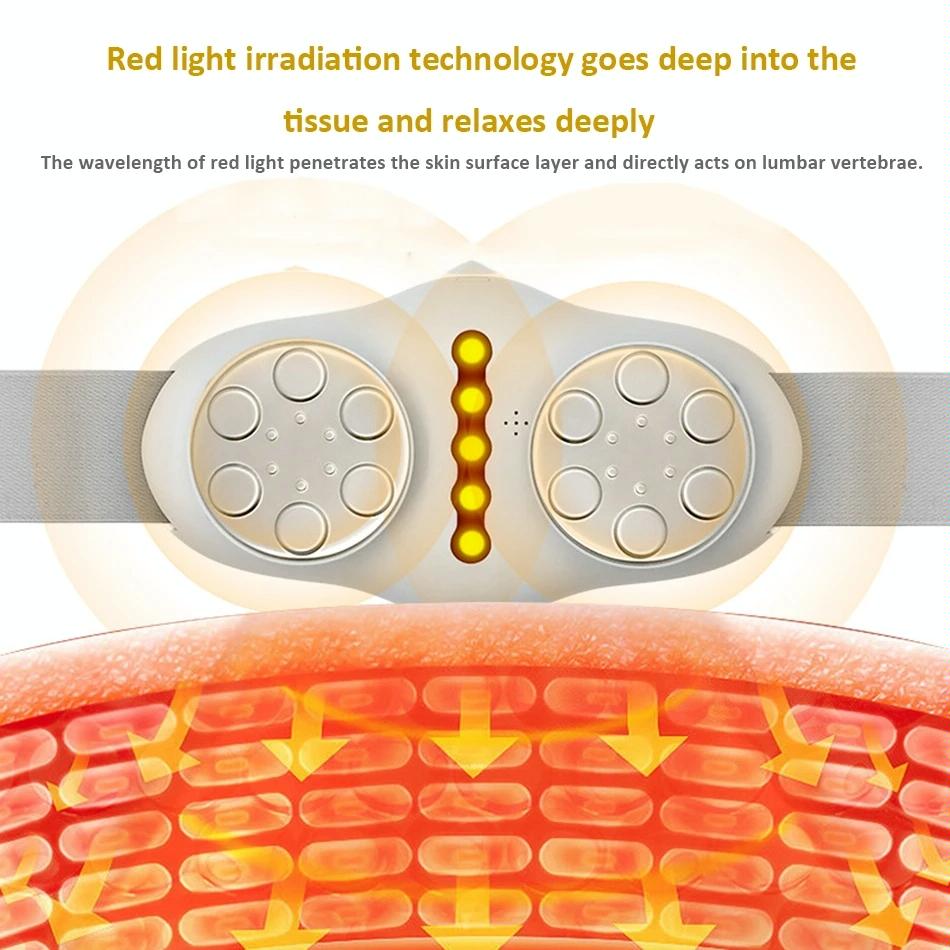Multifunctional Lumbar Massager With Hot Compress And Voice Broadcast