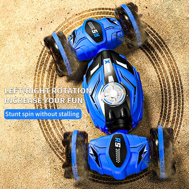 Double-sided 2.4g Rc Amphibious Car - 4wd - Green
