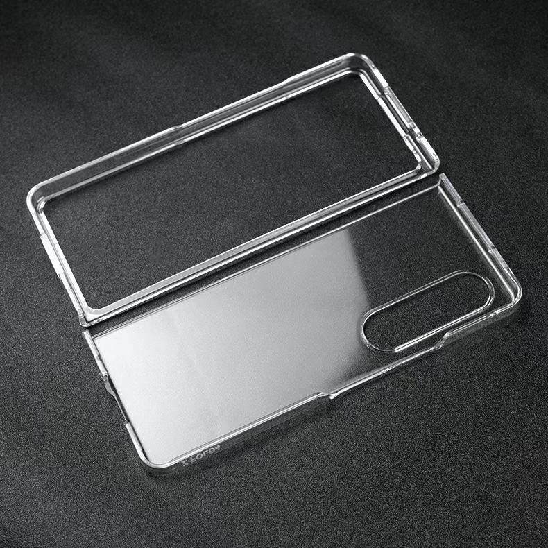 For Samsung Galaxy Z Fold4 5G Shockproof Protective Case - Transparent