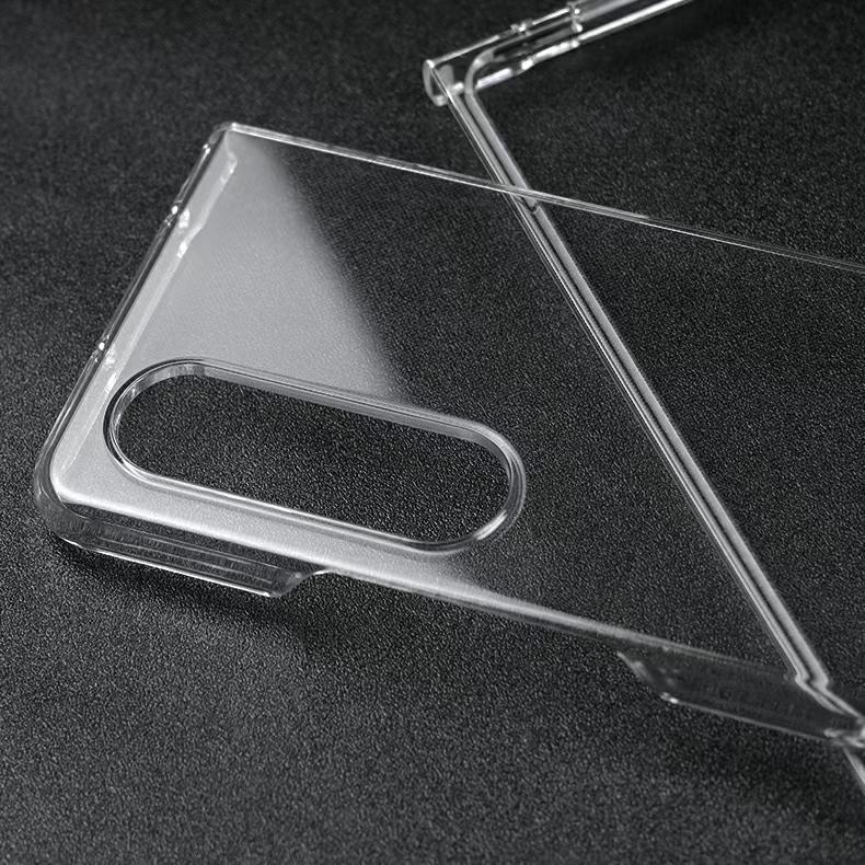 For Samsung Galaxy Z Fold4 5G Shockproof Protective Case - Transparent