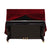 Red Full Cover for Piano - 150x60x110cm in Gold Velvet