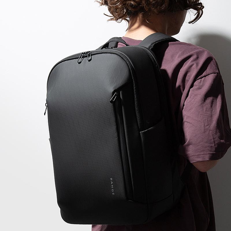Large Capacity Lightweight Business Backpack For Men - Black