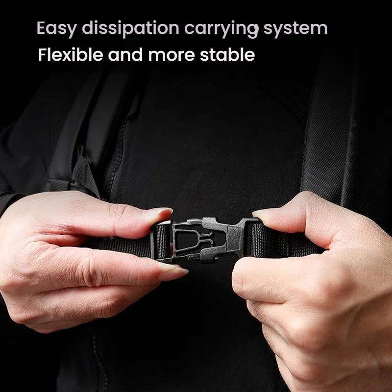 Large Capacity Lightweight Business Backpack For Men - Black