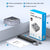 4-Port Usb 3.0 Hub Converter Compact Silver