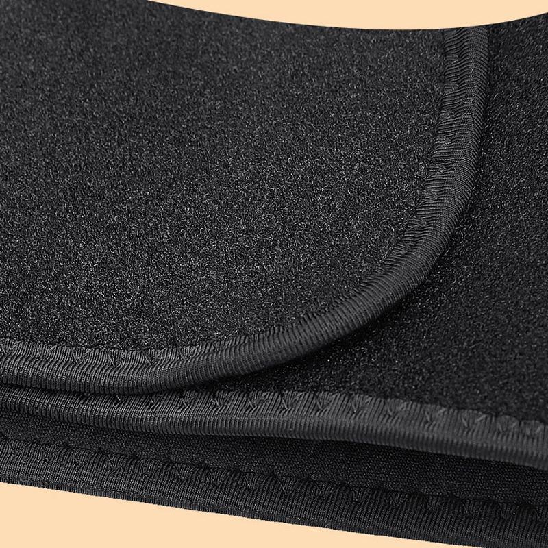 Adjustable Usb Heated Waist Belt For Sports Therapy Black