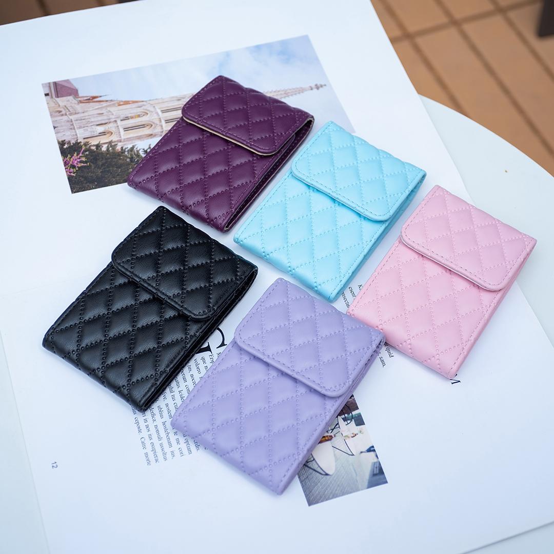 Vertical Card Bag For Mobile Phones Sticker - Dark Purple