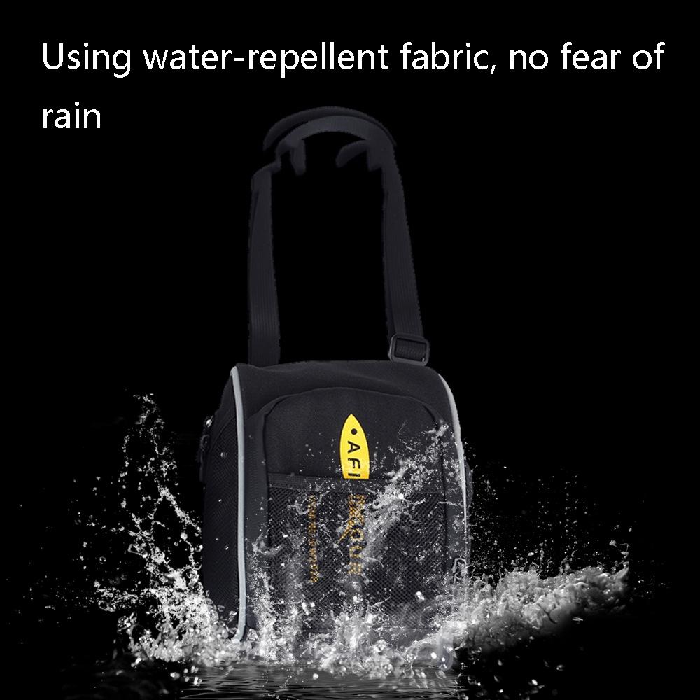 Waterproof Bike Front Bag For Outdoor Sports - White