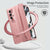 For Samsung Galaxy Z Fold4 5G Folding Case With Integrated Hinge - Rose Gold
