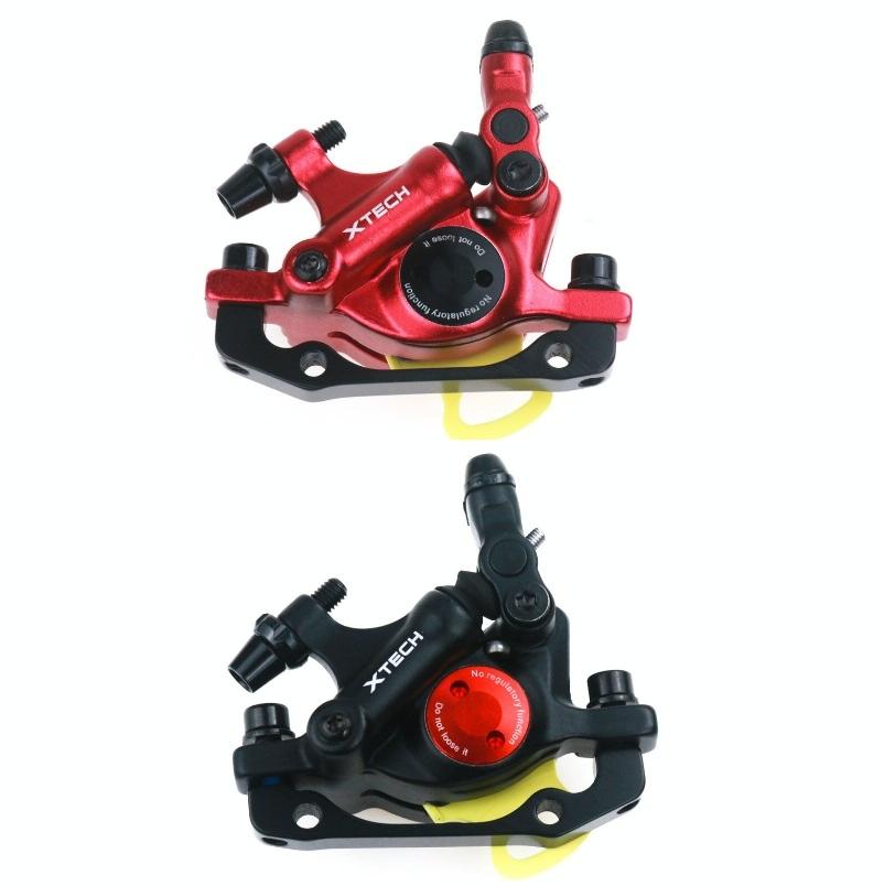 Upgraded 3-in-1 Scooter Brake & Seat Set for Xiaomi M365 Pro - Red Brake + Silver Adapter