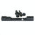 Upgraded 3-in-1 Scooter Brake & Seat Set for Xiaomi M365 Pro - Red Brake + Silver Adapter