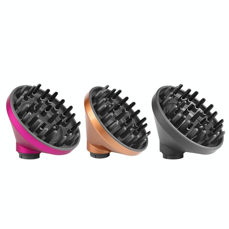 Gold Diffuser Attachment for Dyson Airwrap - Replacement Nozzle - Gray