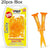 20-pack Golf Ball Tees - Durable 8-point Crown Tip for Competition - Anti-hitting - Yellow