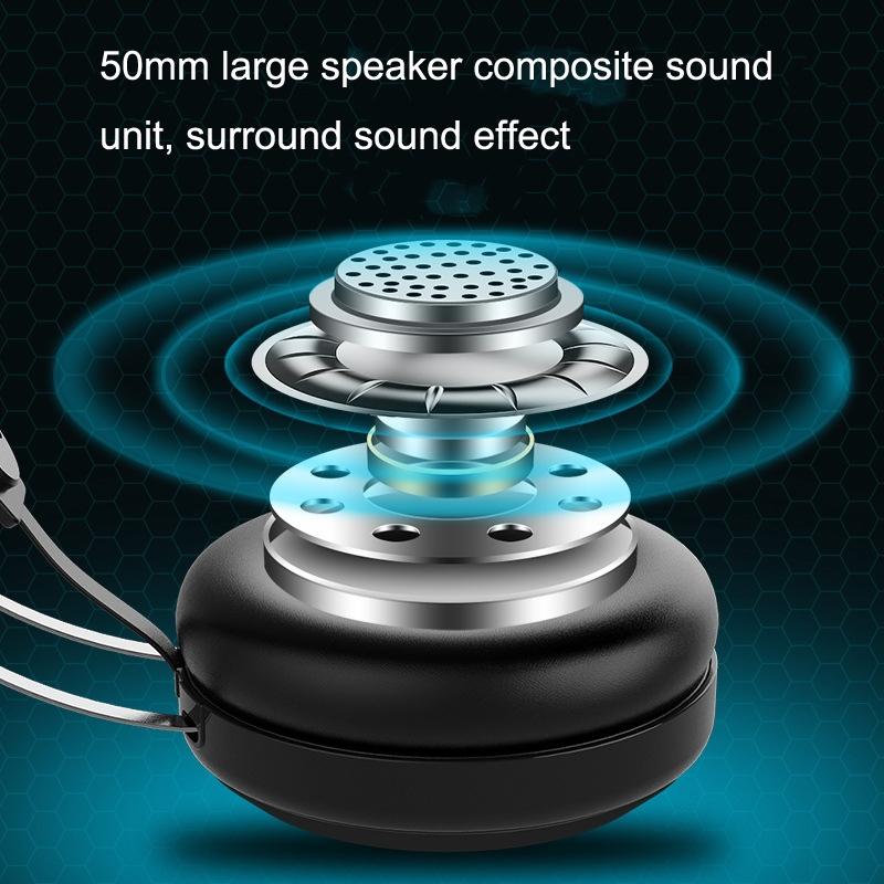 1.5M Wired Gaming Headset With Mic Black