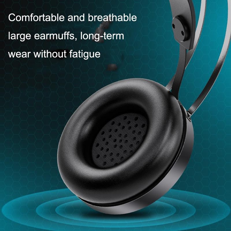 1.5M Wired Gaming Headset With Mic Black