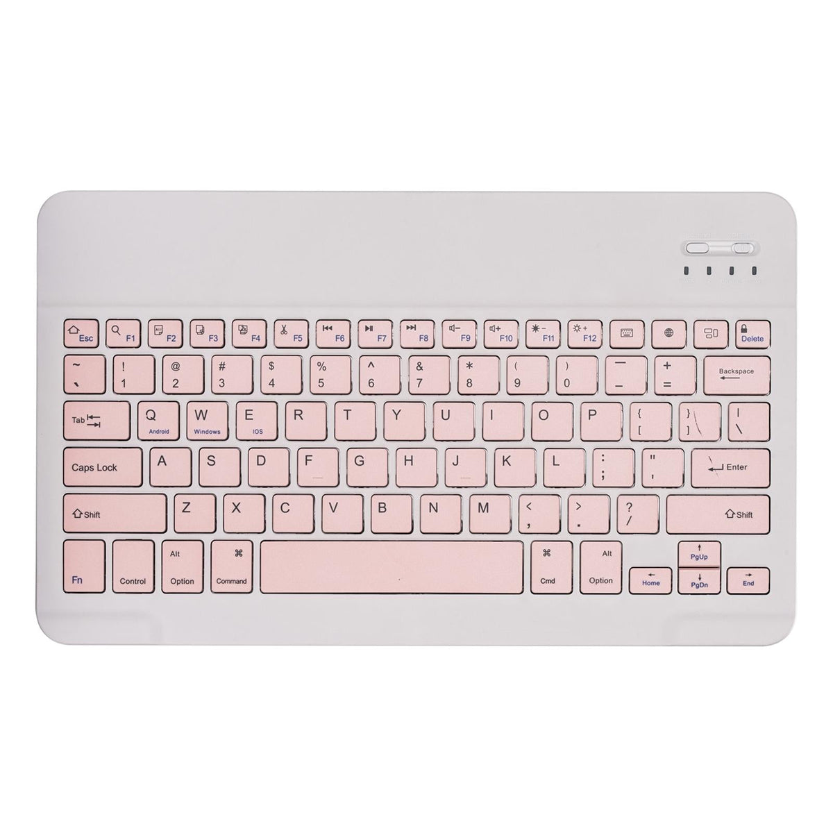 Detachable Bluetooth Keyboard Tablet Case For Ipad Pro 12.9 With Holder Pen Slot - Black