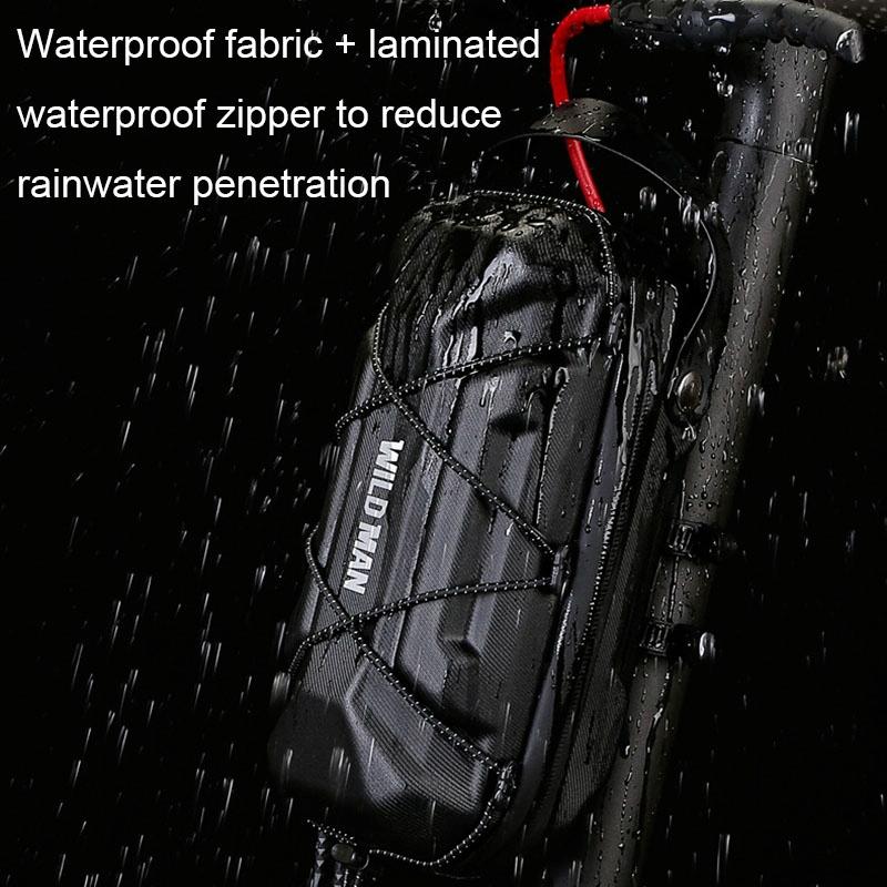 Electric Scooter Bag - Hard Shell Foldable Hanging Black