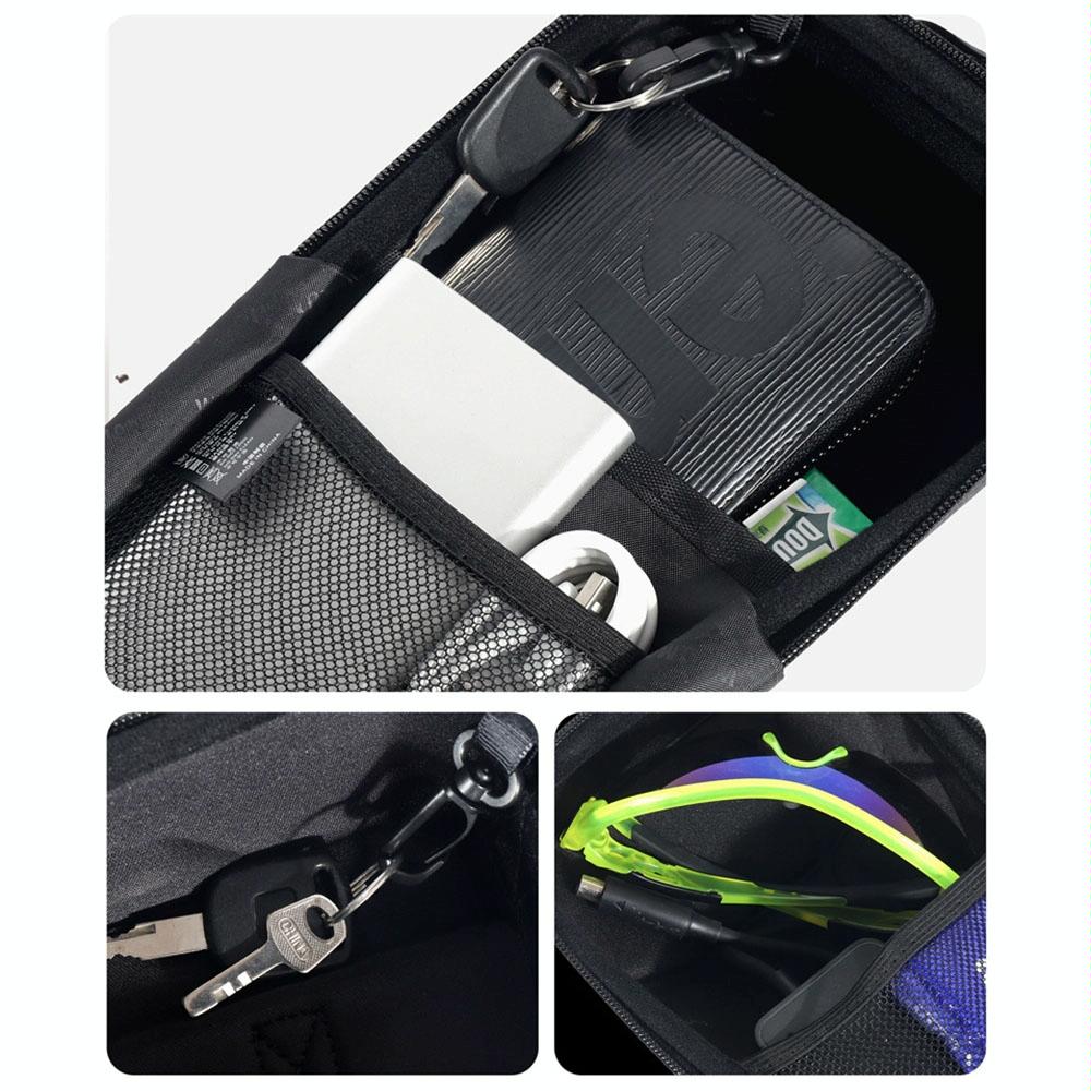 Electric Scooter Bag - Hard Shell Foldable Hanging Black