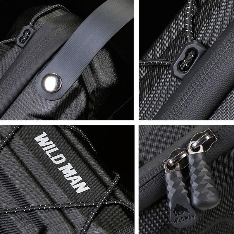 Electric Scooter Bag - Hard Shell Foldable Hanging Black