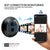 1080P Wifi Smart Cat Eye Video Doorbell - 4.3 Colour Screen - Hidden - Black