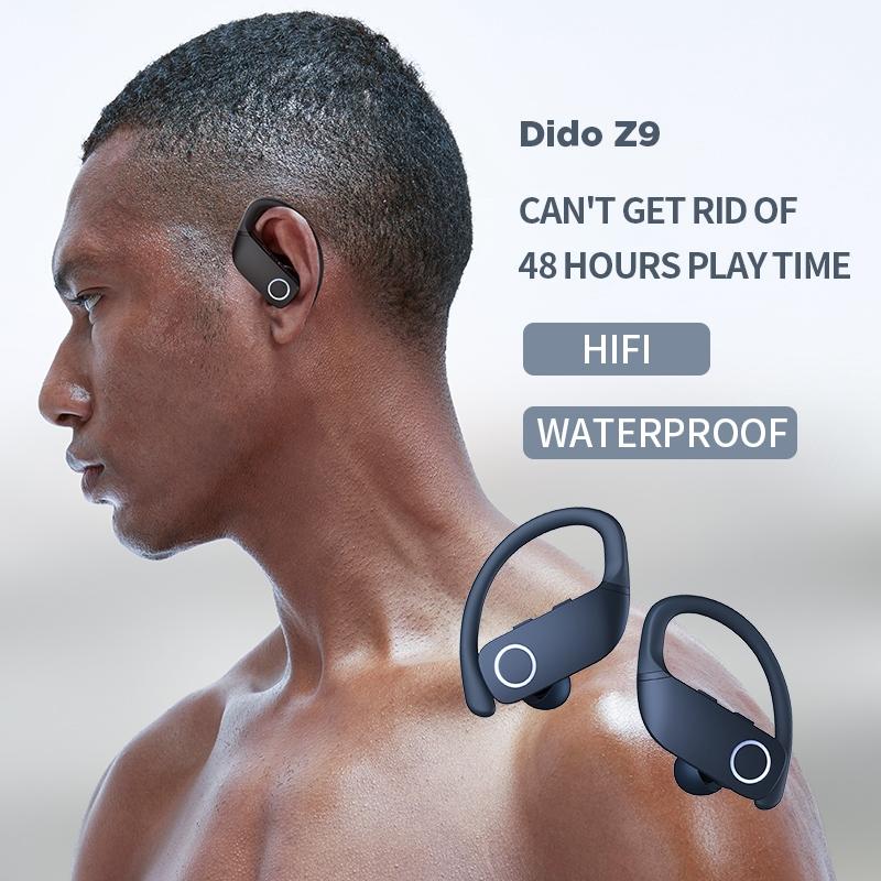 Wireless Bluetooth Sports Headset with Noise Reduction - Z9 Tws - Black