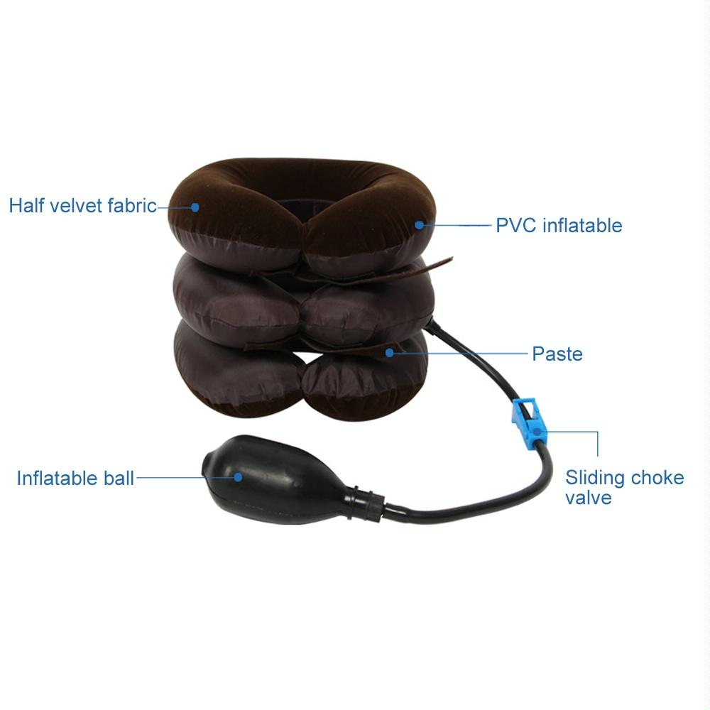 Soft Inflatable Neck Traction Device For Pain Relief Coffee