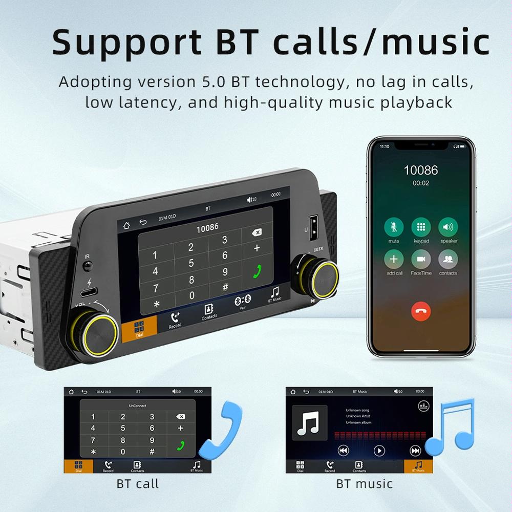 5 Inch Bluetooth Mp5 Inch Car Radio - Hands-Free F152W