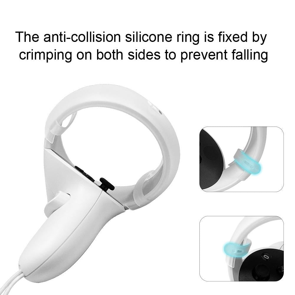 Silicone Grip Rings for Meta Quest 2 - Anti Collision