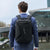 Water Resistant Anti Theft Laptop Backpack With Usb Port - Black