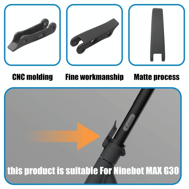 Black Folding Spanner Buckle for Ninebot Max G30 Electric Scooter