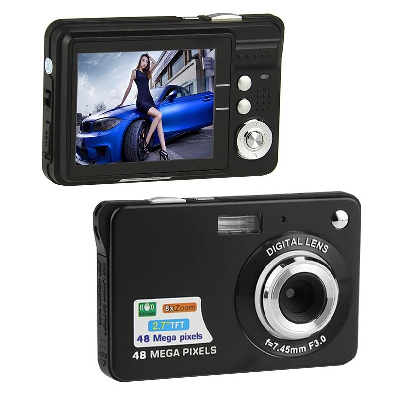 Compact Digital Camera For Daily Photos And Videos - Ideal For Students - Black