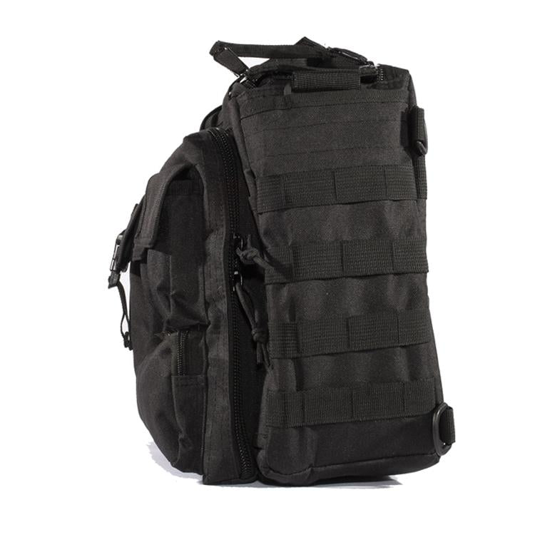 Waterproof Outdoor Messenger Bag For Sports &amp; Cycling - Black