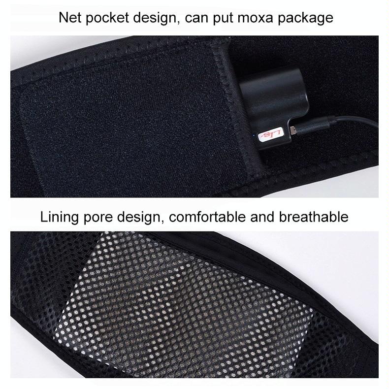 Electric Heating Waist Belt With Warm Hot Compress