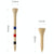 Adjustable Bamboo Golf Spikes - 30pcs / Box - Depth Marker Tee - 83Mm