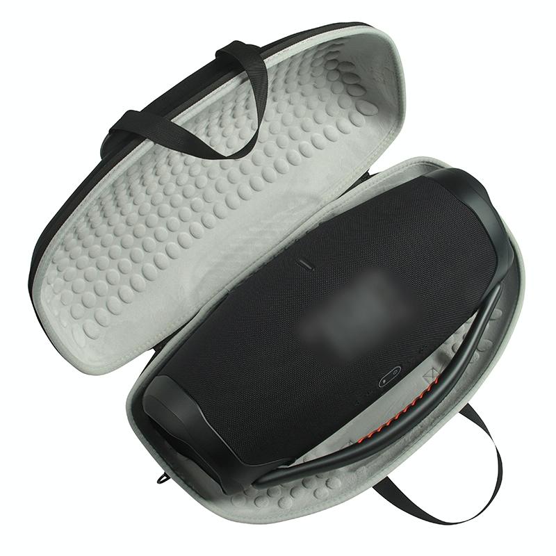 Jbl Boombox 3 Portable Storage Case with Charger Bag - Eva Material - Black + Orange