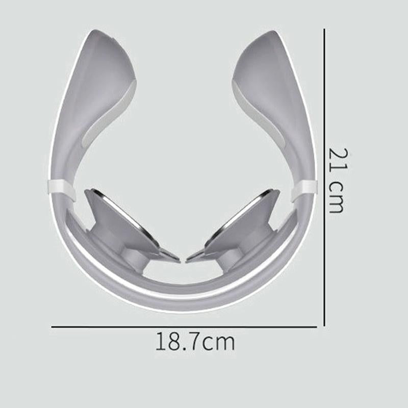 Hot Compress Shoulder & Neck Massager 2 Ends White