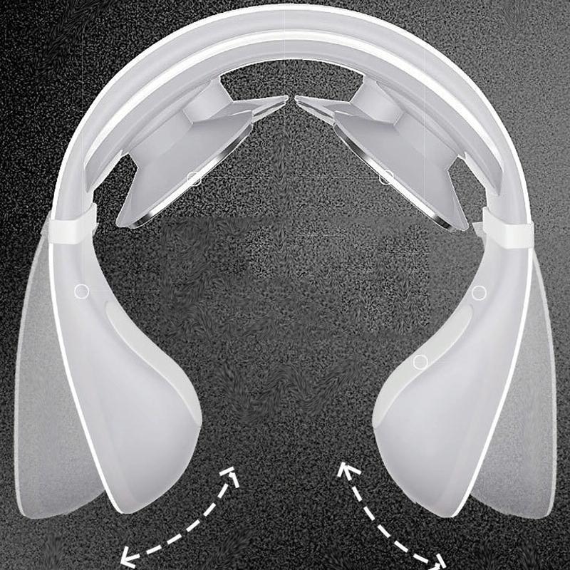 Hot Compress Shoulder & Neck Massager 2 Ends White