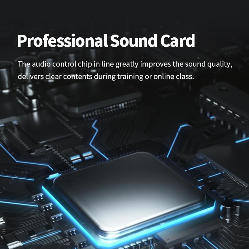 Long Wired Gaming Headset Noise Cancelling 3.5Mm Interface Black