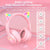 Wireless Bluetooth Headphones With Rgb Lighting - Black