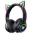 Wireless Bluetooth Headphones With Rgb Lighting - Black