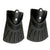3 Pairs Scooter Fender Set for Xiaomi M365 / Pro - Front & Rear Rubber Fishtail Accessories - Mudguard Black