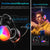 2M Luminous Wired Headphones Awei Gm-11 - Black