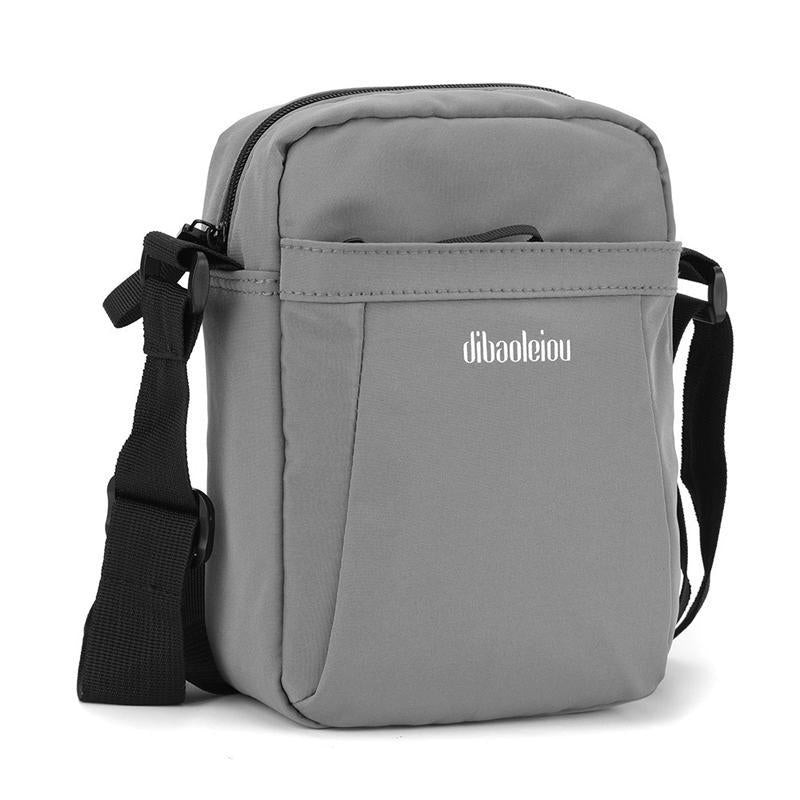 Versatile Canvas Shoulder Backpack For Men - Black
